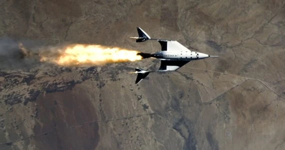 Virgin Galactic - udany kosmiczny lot statku VSS Unity