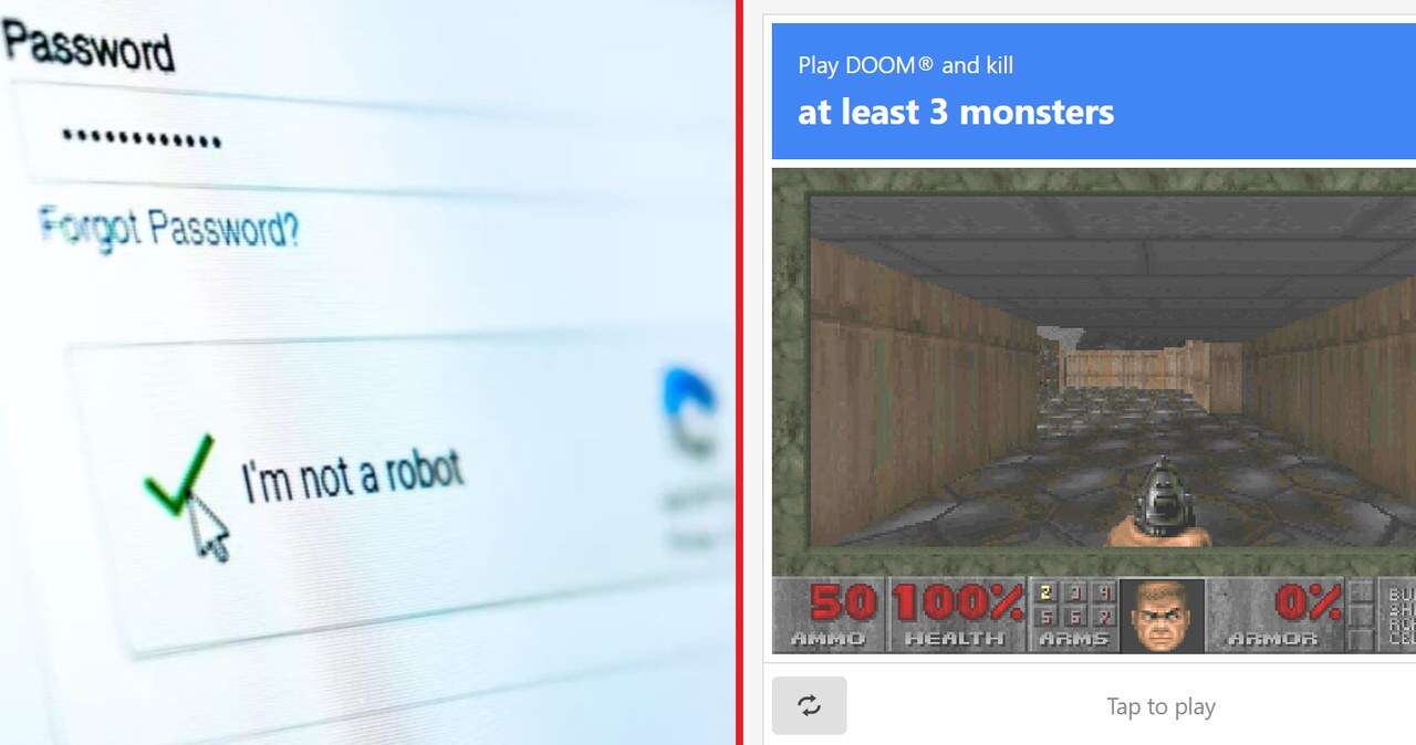 DOOM jako CAPTCHA? To może być największa zmora internautów!