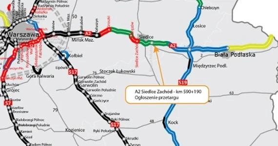 Ruszają przetargi na budowę autostrady A2 na wschód