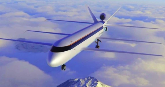 Samolot z trzema skrzydłami - futurystyczna wizja przyszłości latania
