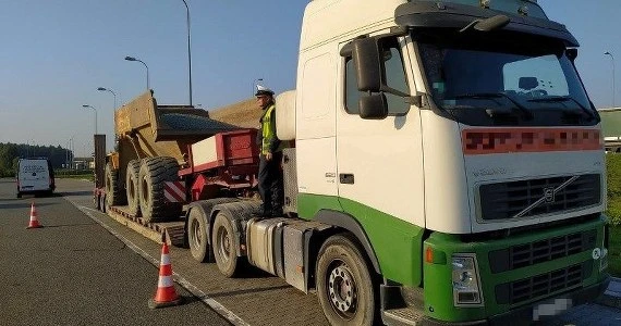 Jechał transportem przeciążonym o 20 ton!