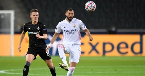 Borussia Moenchengladbach - Real Madryt 2-2. Benzema: Vinicius gra przeciwko nam