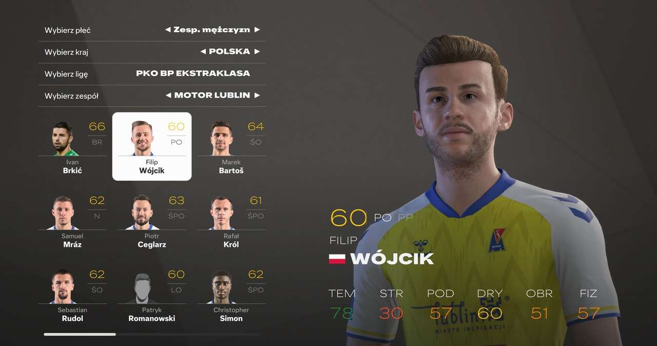 Twarze beniaminka PKO Ekstraklasy w EA Sports FC 25. Kibicom się spodobają?