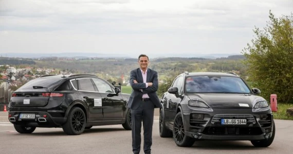 Elektryczne Porsche Macan - prototypy już na drogach