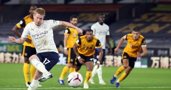 Wolverhampton Wanderers - Manchester City 1-3 w 2. kolejce Premier League