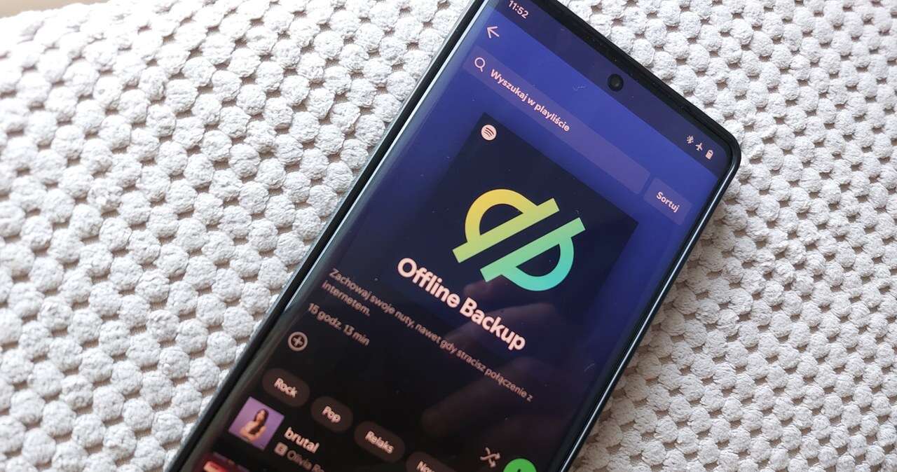 Uwielbiam nową funkcję Spotify. Offline Backup działa świetnie