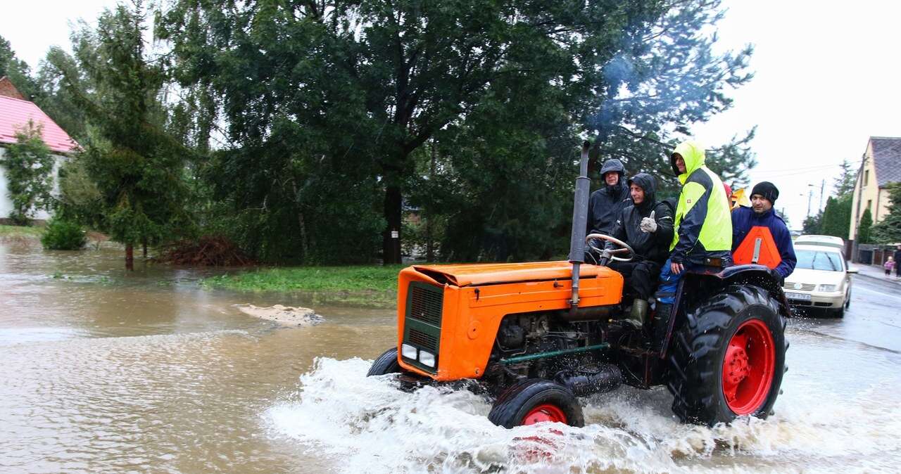 Ulewy zalewają pola, rolnicy w trudnej sytuacji. 