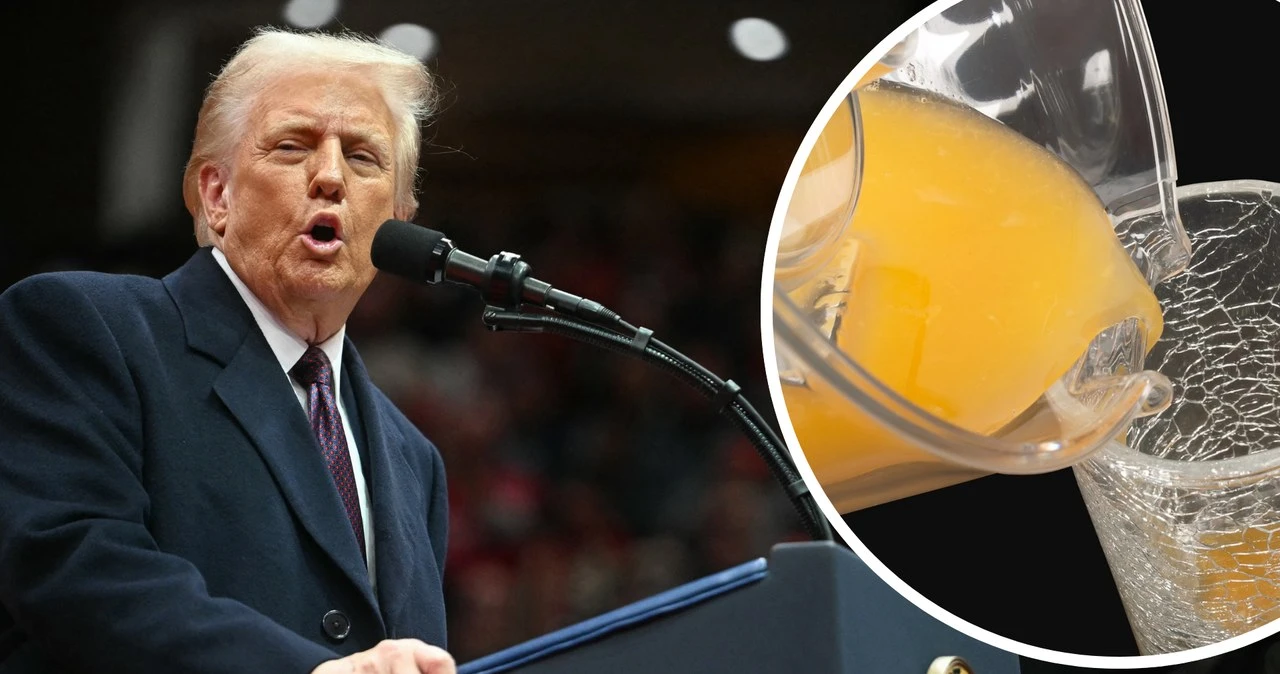 Ceny soku pomarańczowego poszybowały. To efekt decyzji Trumpa o clach