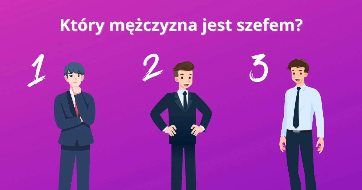 Który mężczyzna jest szefem? Trudny test na inteligencję. Niewiele osób zauważy ten szczegół