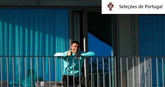 Cristiano Ronaldo nie traci humoru w czasie kwarantanny