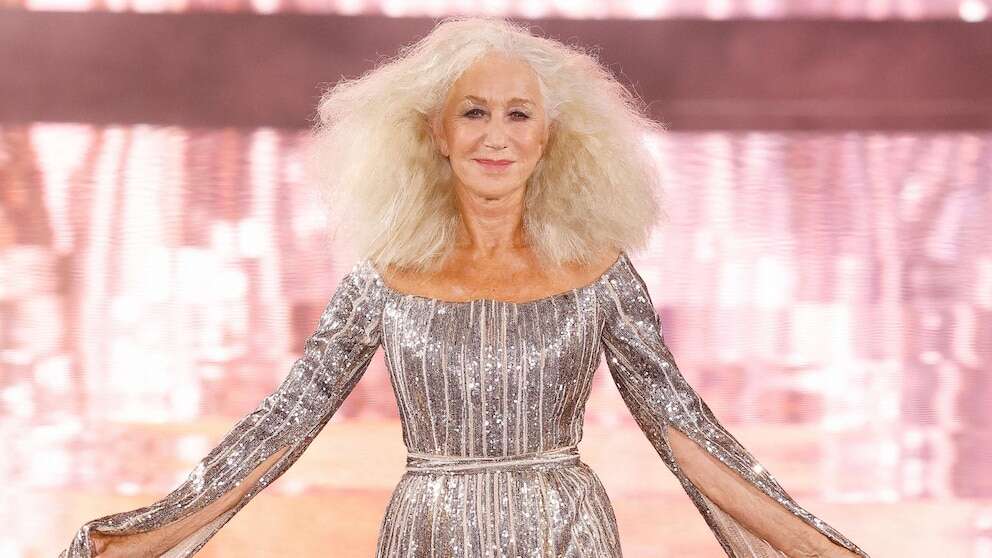 Helen Mirren and more at Paris Fashion Week show