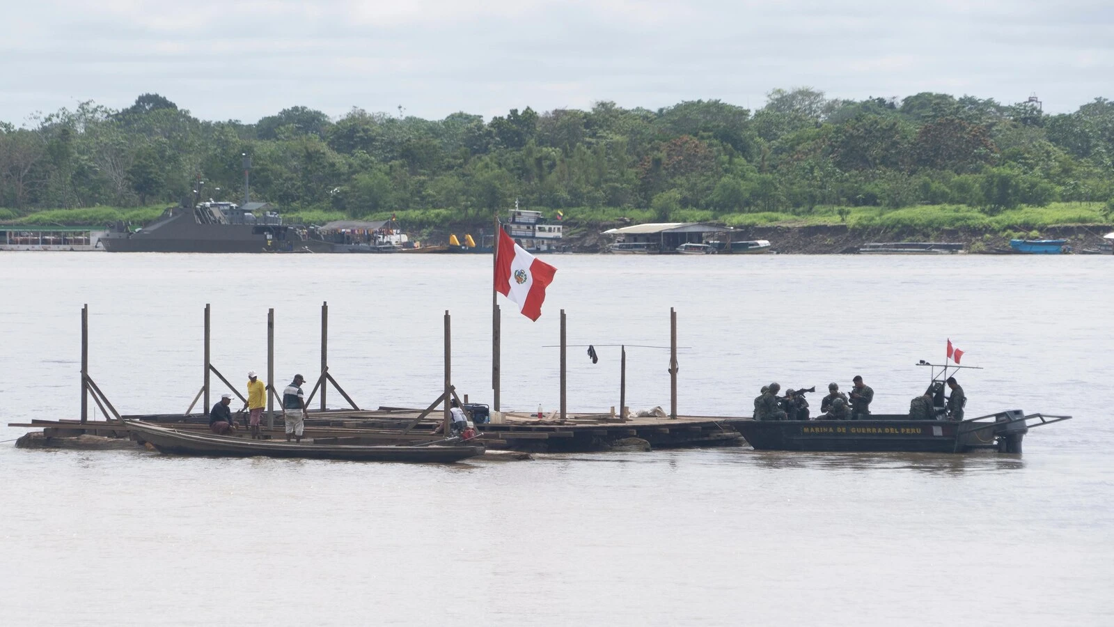 Peru's president affirms sovereignty of Amazon River island