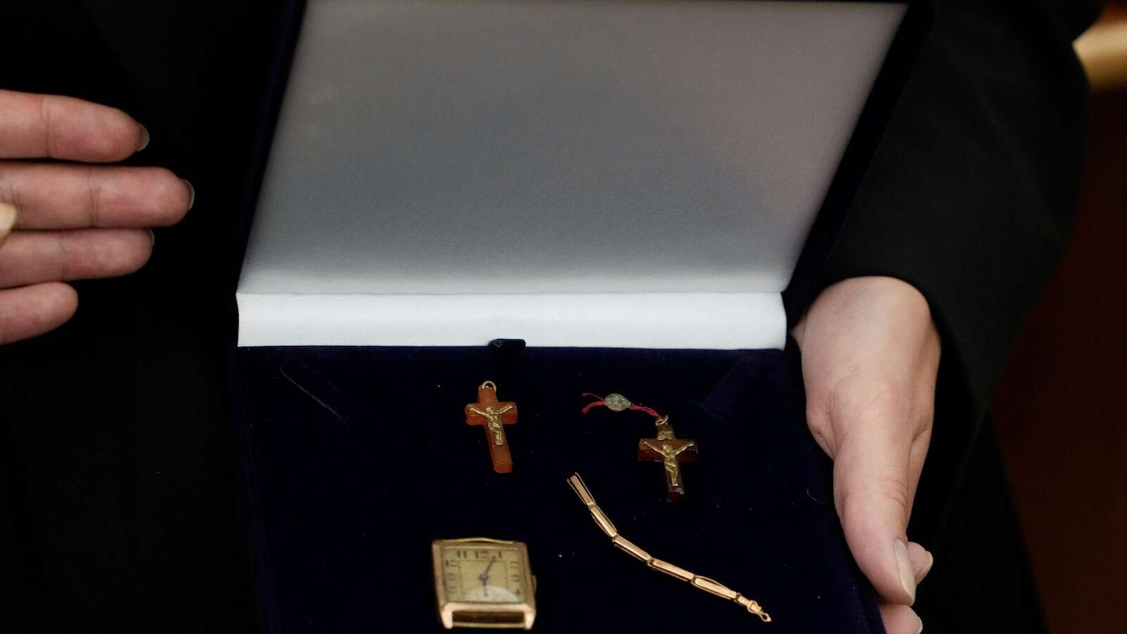 Jewelry seized by the Nazis from Polish concentration camp prisoners is returned to families