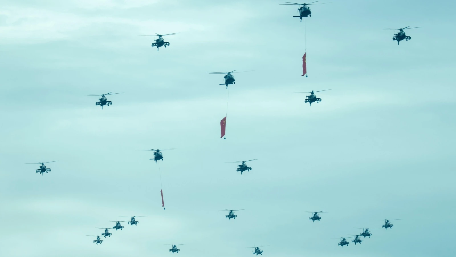 China is showing off its weaponry in a tightly controlled military parade