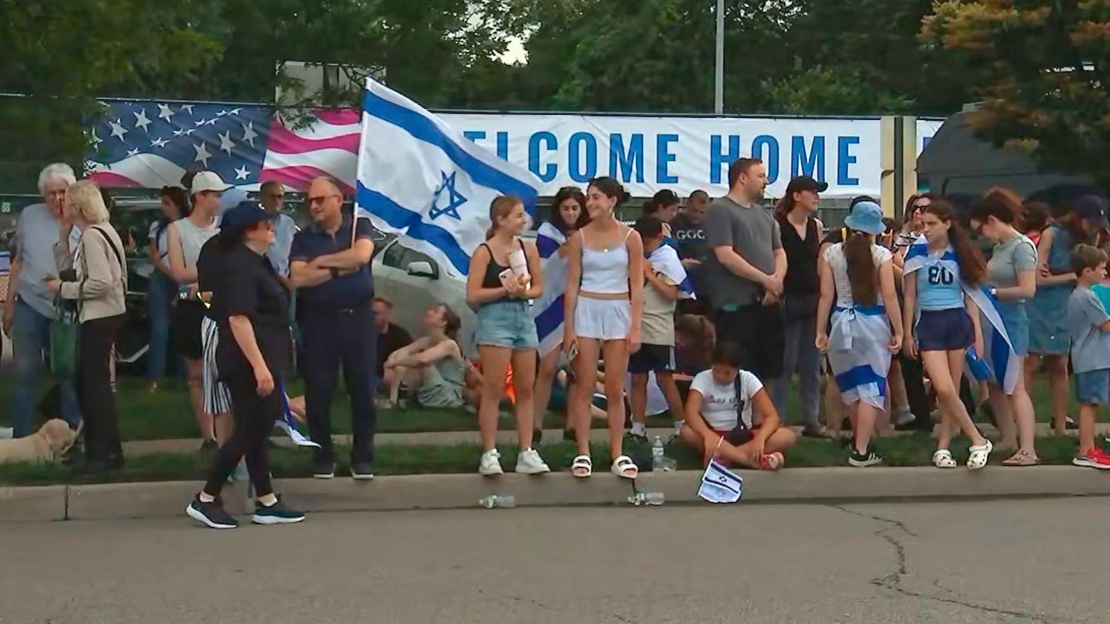 Freed American-Israeli hostage gets joyful welcome home celebration in New Jersey