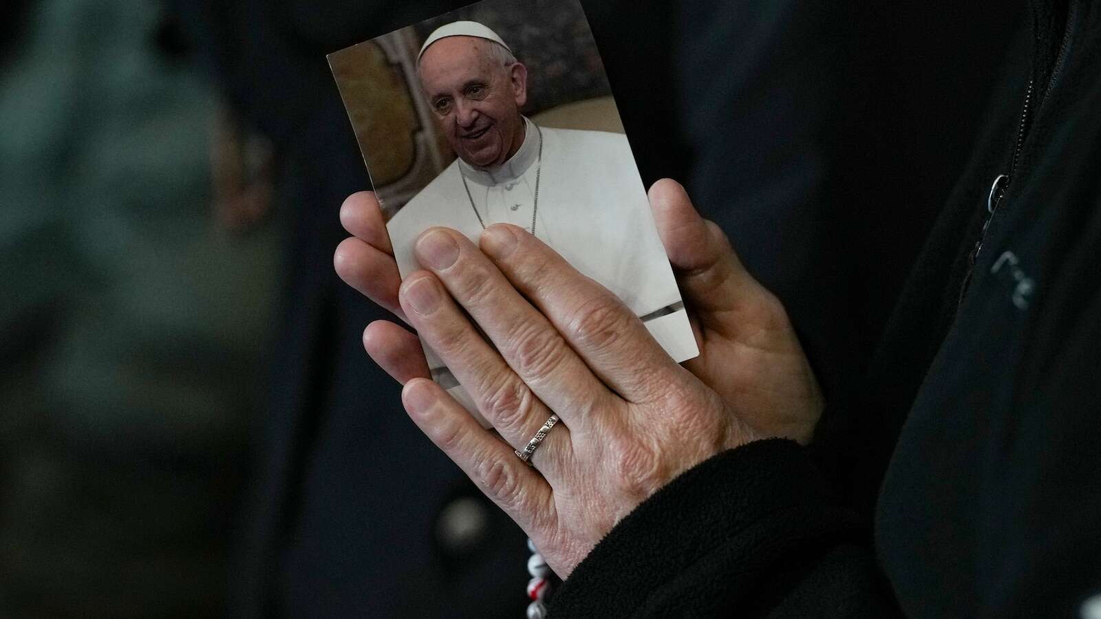 Pope has 'peaceful night' after his prognosis improves and is lifted