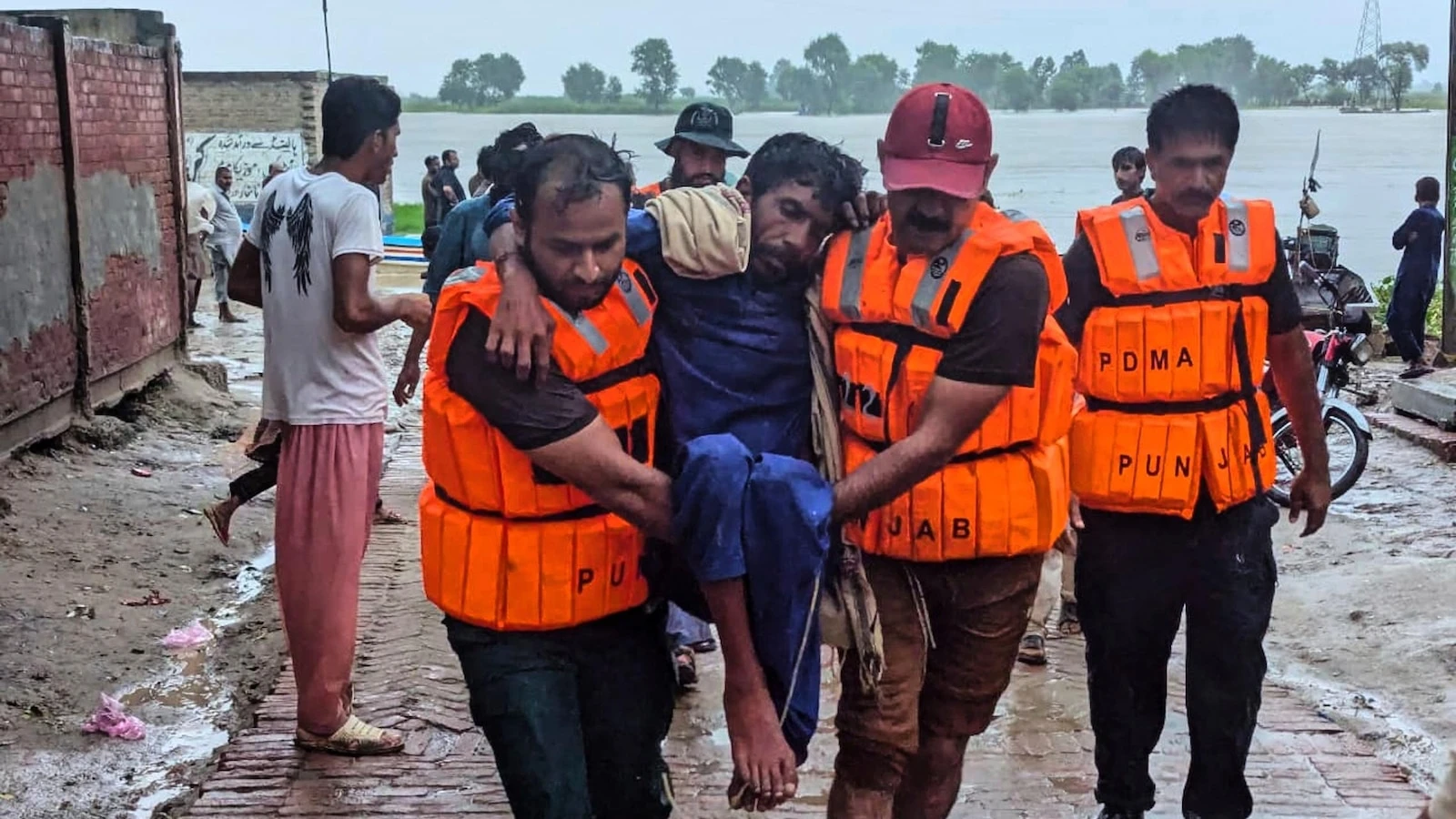 Mass evacuations in eastern Pakistan as India releases water from swollen rivers