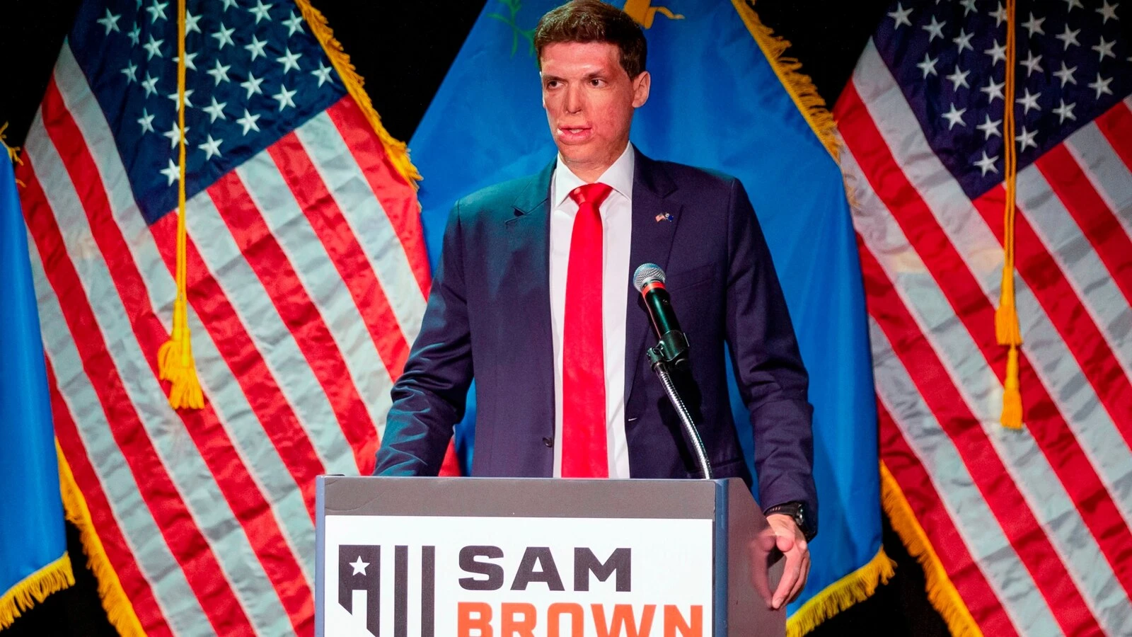 Republicans torn over Sam Brown, the nominee in key Nevada Senate race