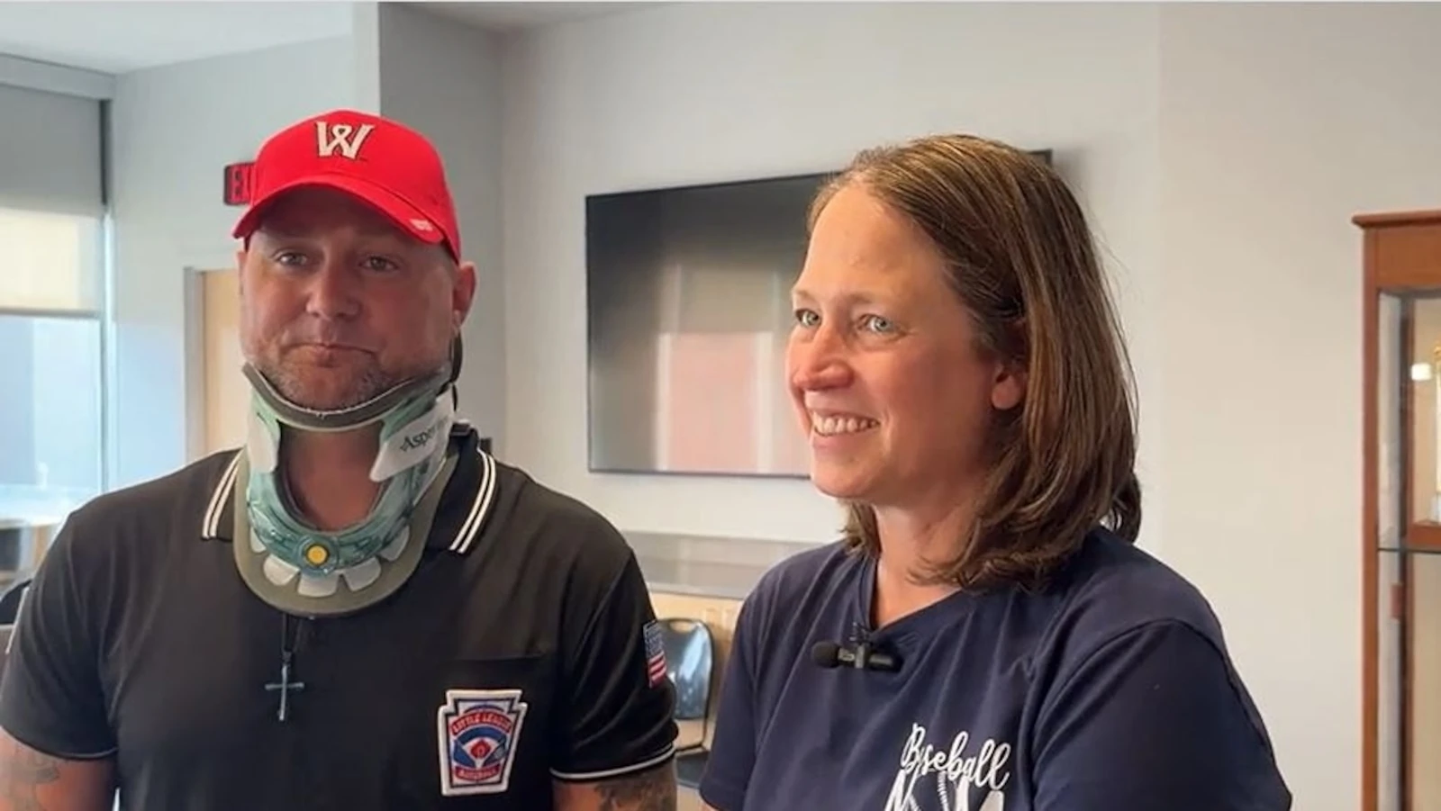 Doctor speaks out after saving umpire's life at son's baseball gameDr. Jennifer LaFemina helped give CPR to umpire Korey Pontbriand.7/31/2024 06:10:37 EDT