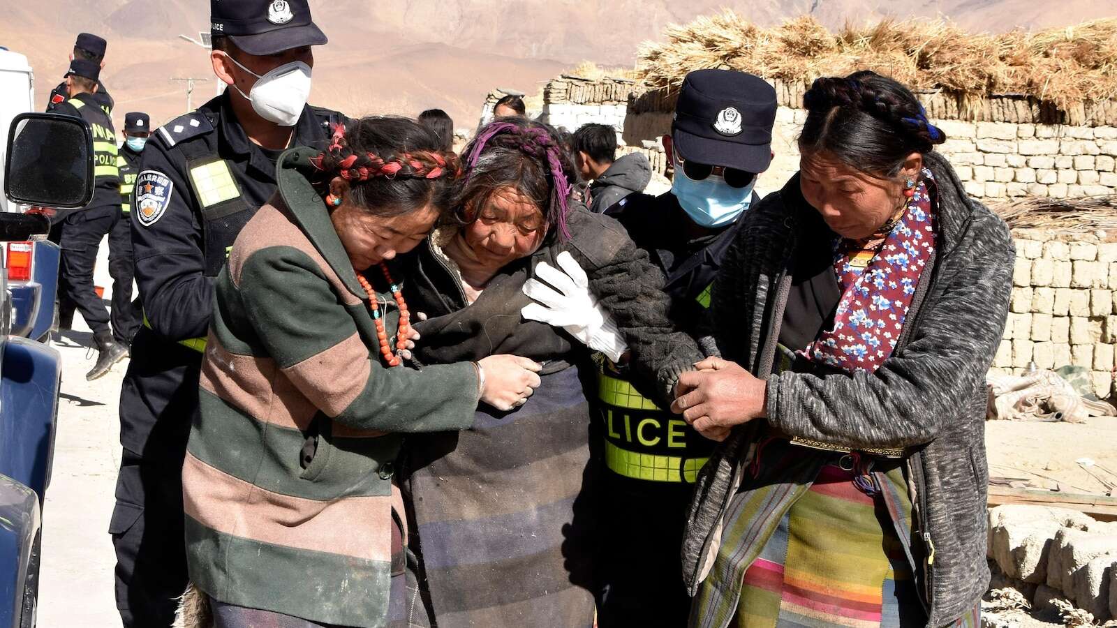 Tents arrive for survivors of quake that hit holy city in freezing high-altitude Tibet, killing 126