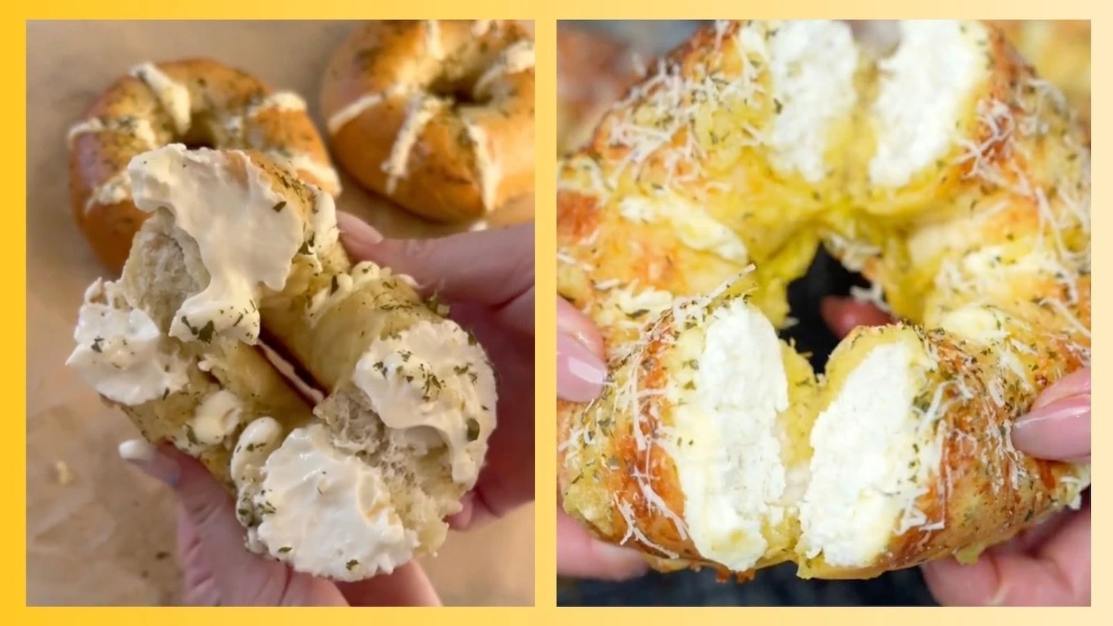 Cream cheese-stuffed bagels dipped in garlic butter go viral: How to make itCalic Bagel in Los Angeles handcrafted the now viral butter soaked bagels.4/22/2024 09:49:21 EDT