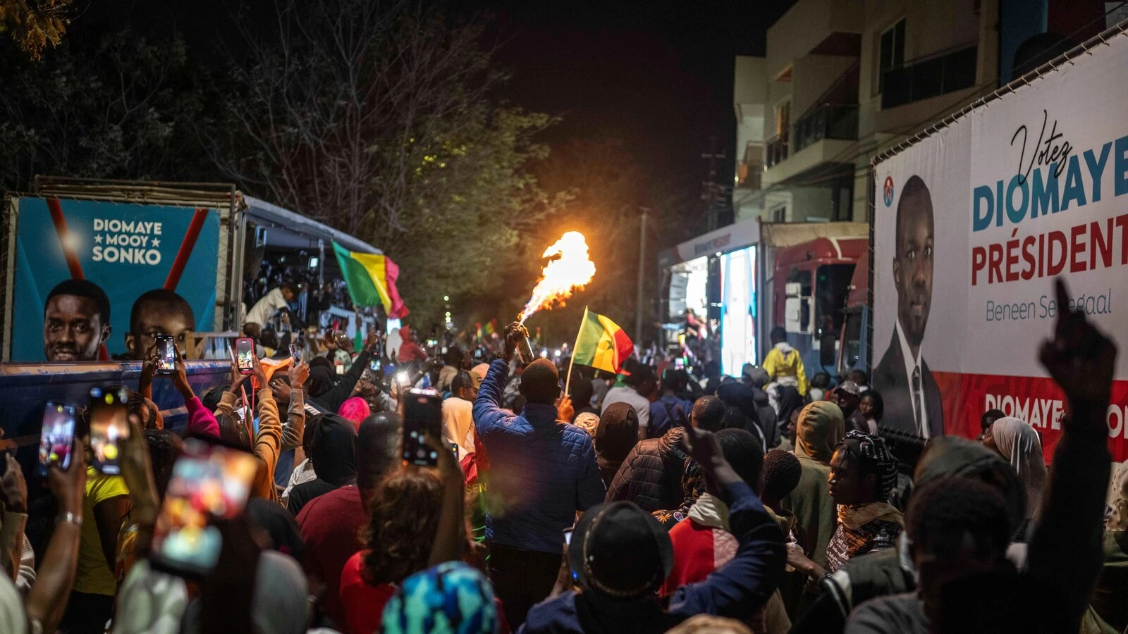 Senegalese await the outcome of a peaceful presidential vote, following months of unrest