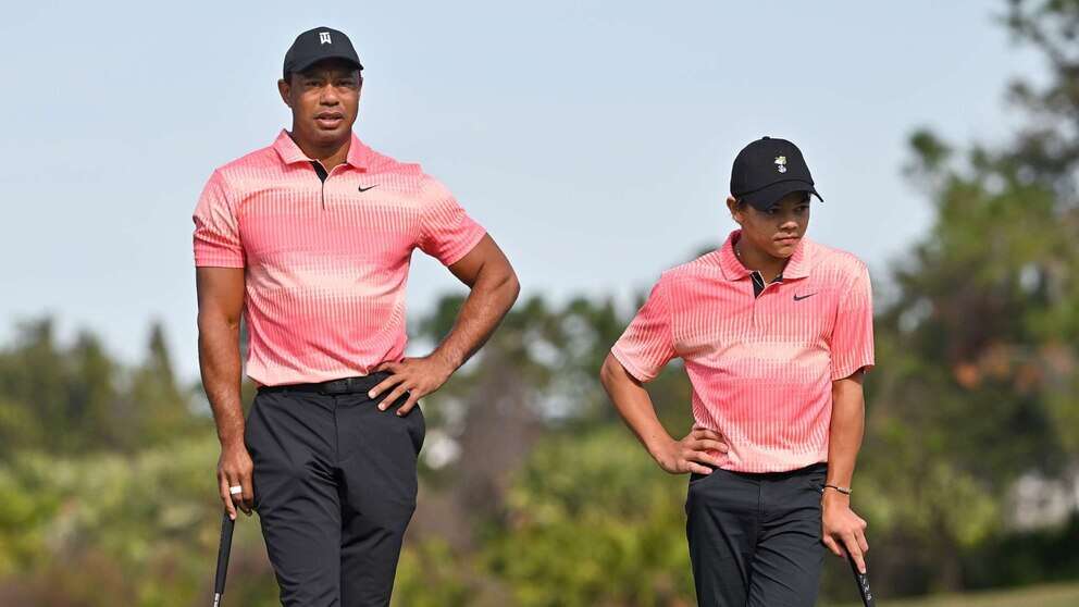 Star in the making: Tiger Woods caddies for son Charlie at junior golf competitionCharlie, 14, is a rising star in his own right.9/27/2023 05:03:00 EDT