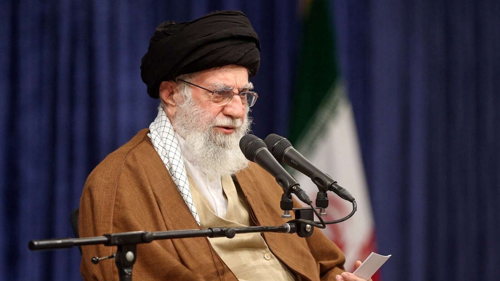 Iran's leader blames US, Israel for Assad's fall, shifts tone toward Syrian groups