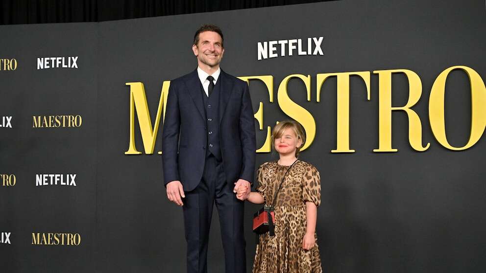 Axelle/bauer-griffin/FilmMagic/Getty ImagesBradley Cooper joined by daughter and Lady Gaga at 'Maestro' premiere