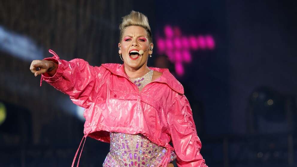 Pink claps back at online troll who told her she 'got old': 'What a blessing'