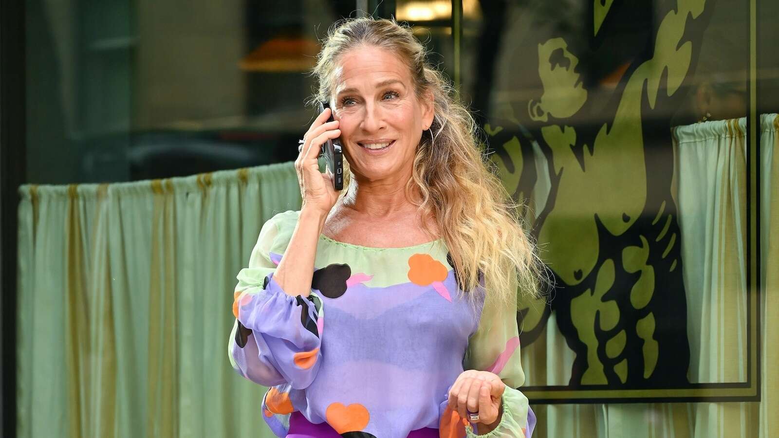 Sarah Jessica Parker rewears iconic Chanel blouse on set for 'And Just Like That'Parker was seen wearing the famed top while on set for 