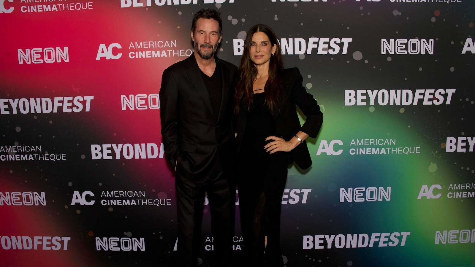 Keanu Reeves, Sandra Bullock reunite at 'Speed' 30th anniversary event: PhotosThe actors attended a special screening at Beyond Fest in Hollywood.10/9/2024 12:02:00 EDT