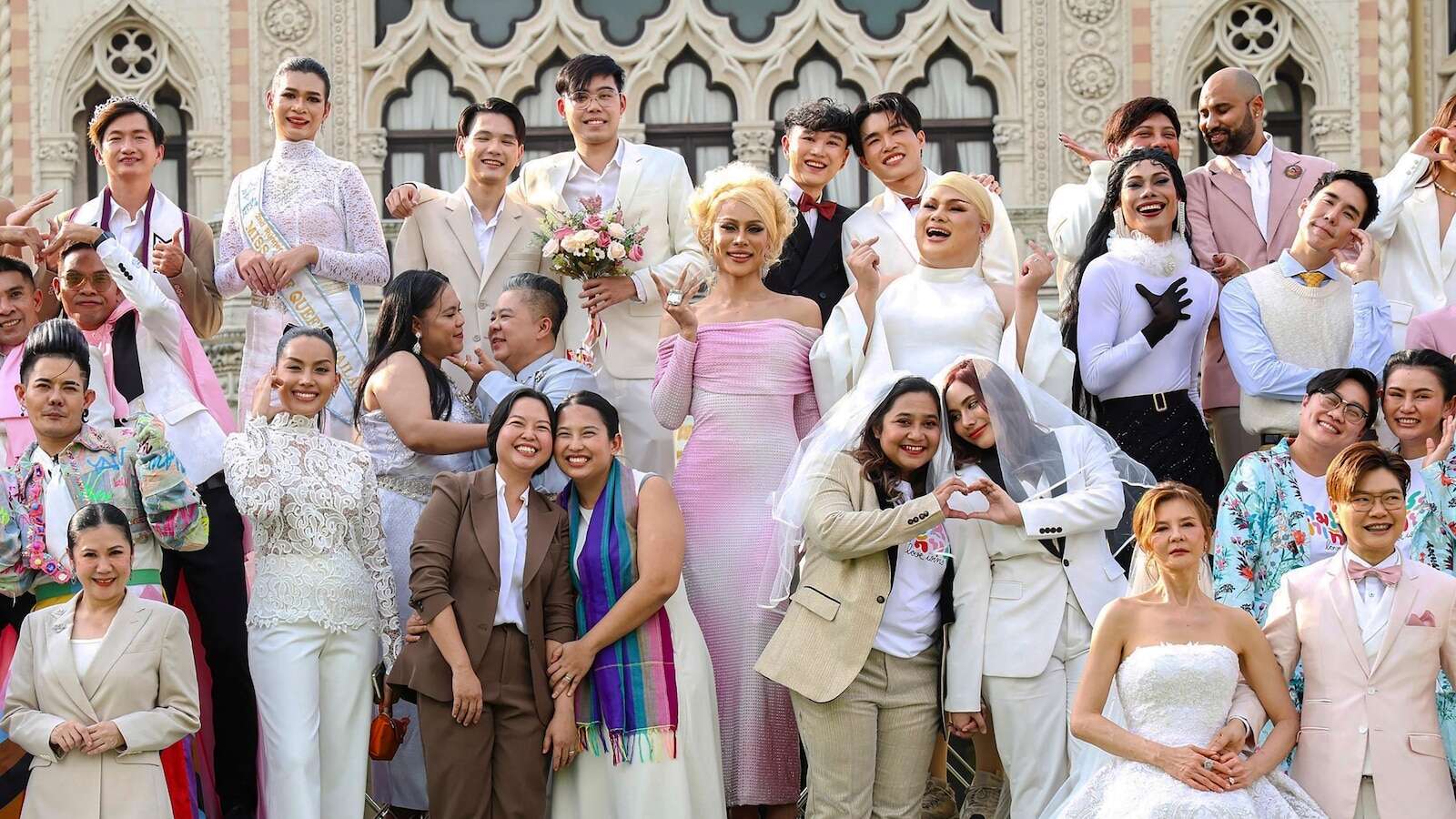 LGBTQ+ couples in Thailand register their marriages on the first day of law giving them equal status