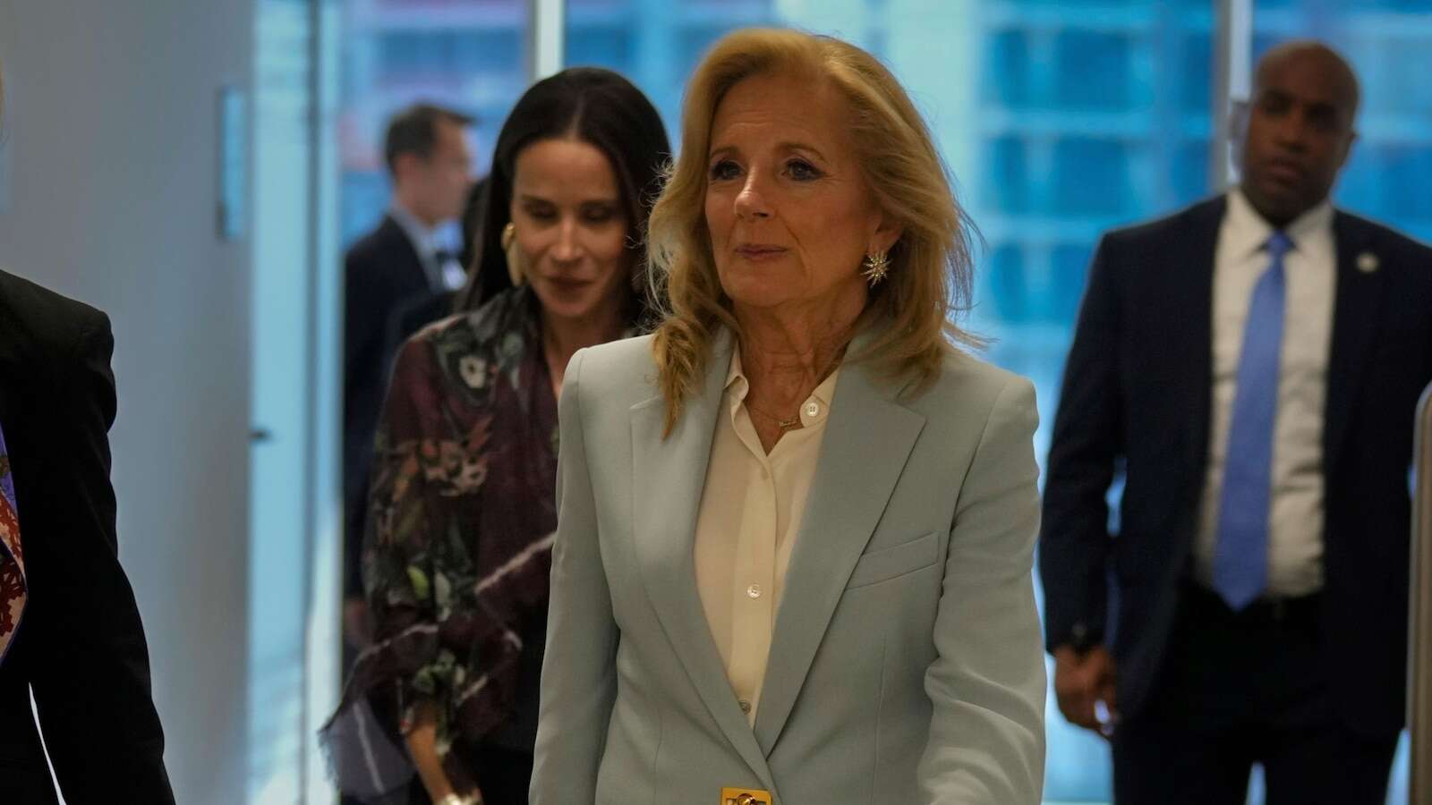 US first lady Jill Biden in the capital of the United Arab Emirates on last solo foreign trip