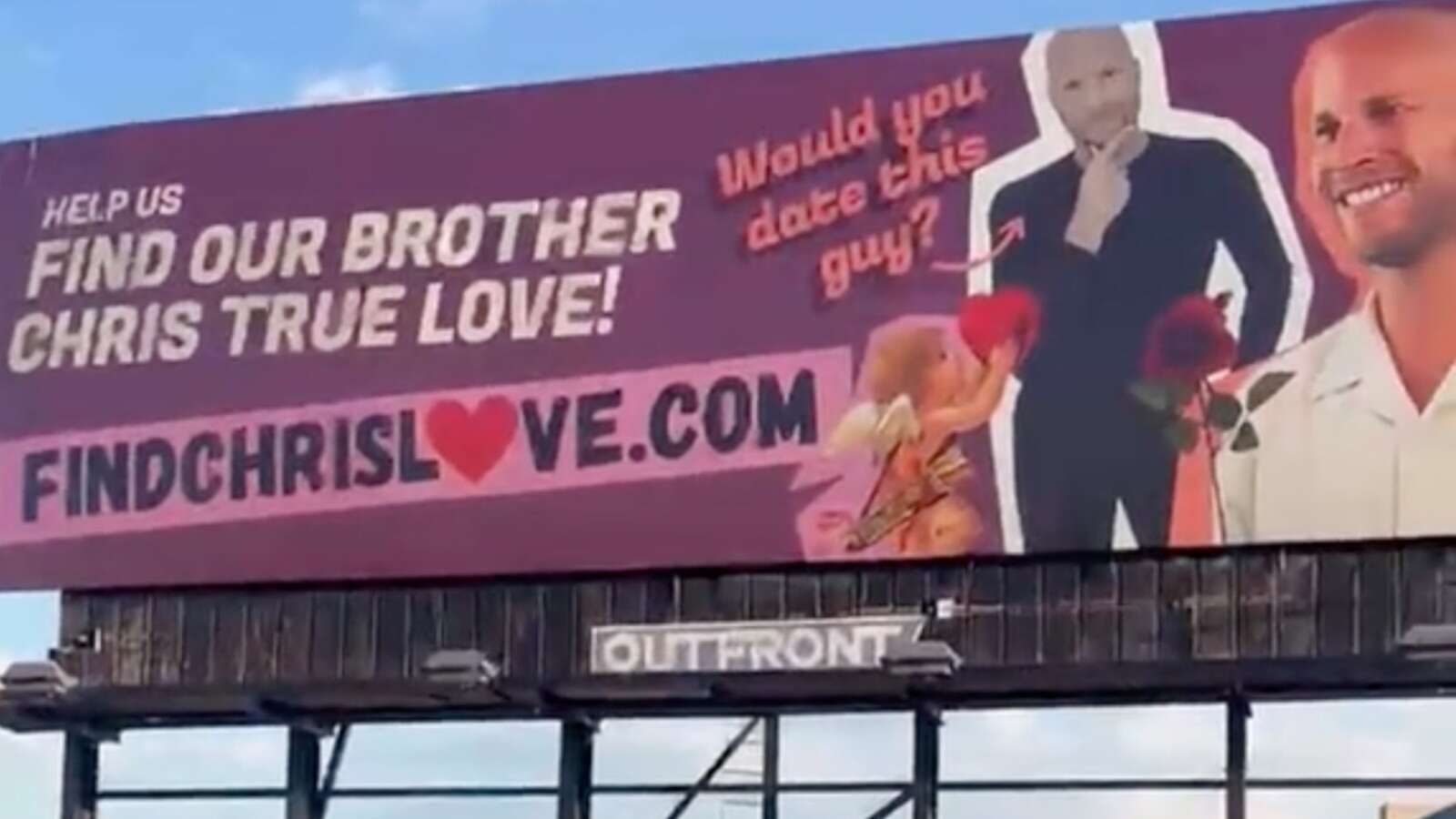 Brothers rent billboard, start TikTok account to help their brother find love