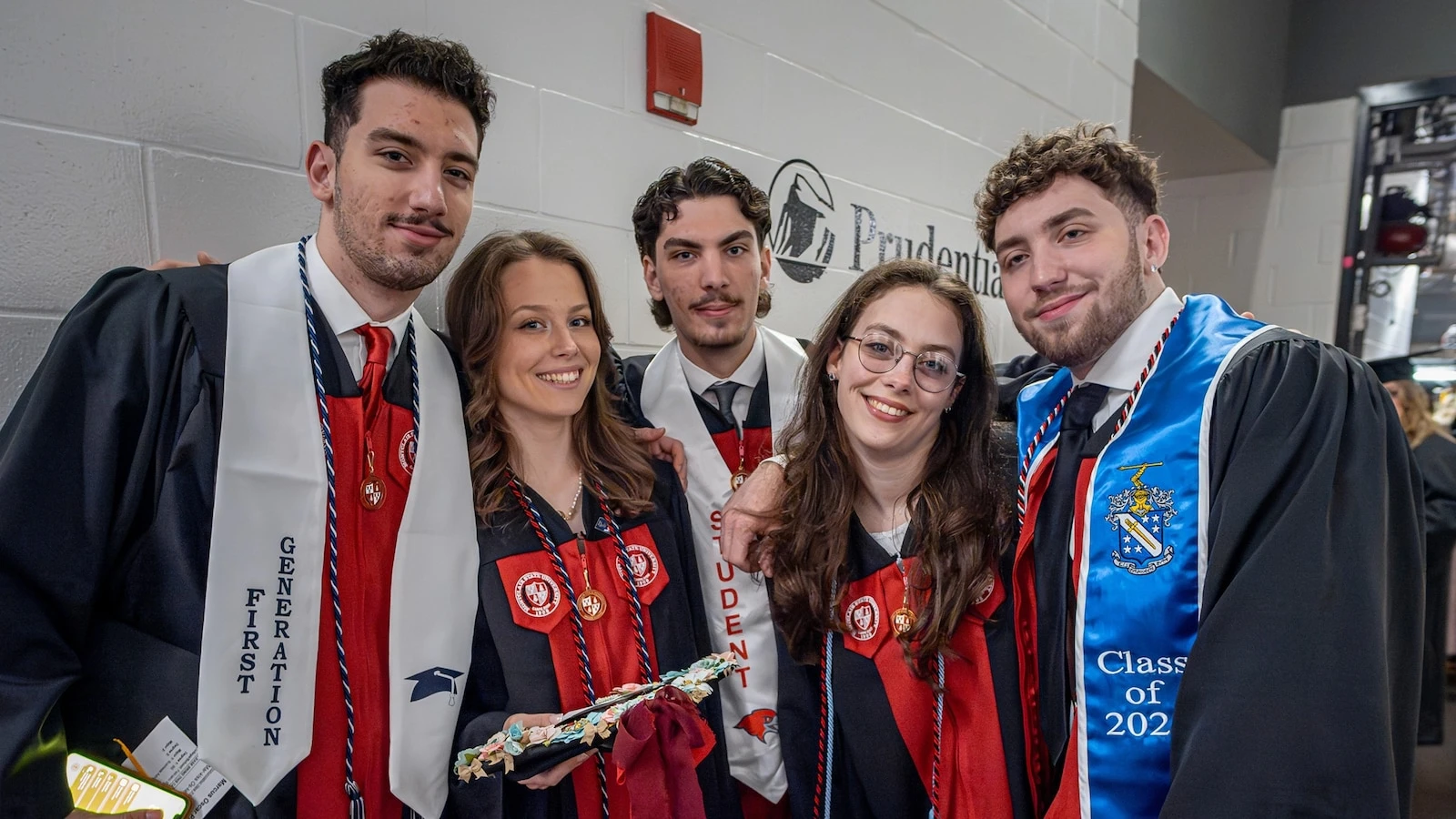 Quintuplets graduate from same college together
