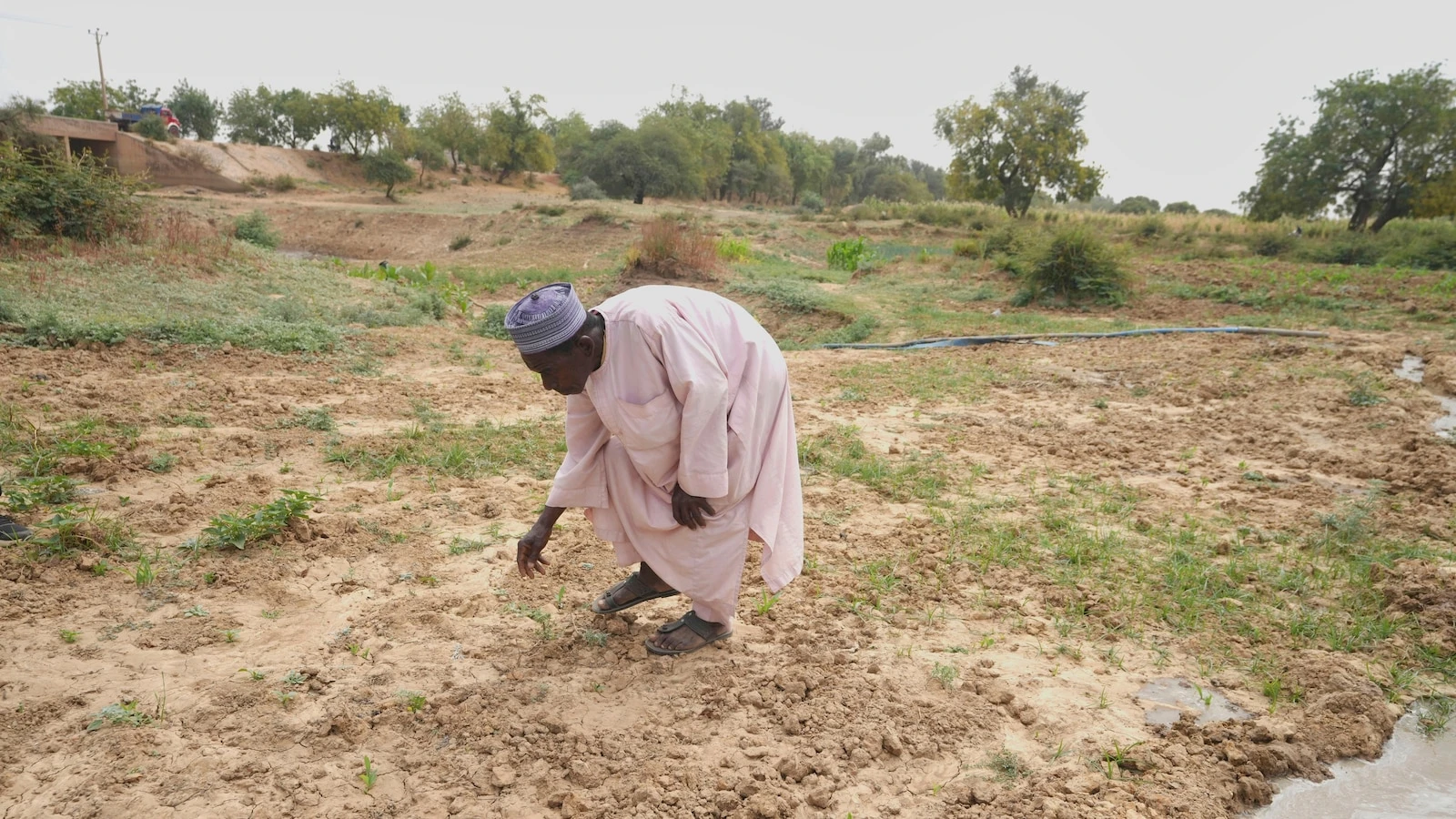 Nigeria has a food security problem as water for crops is harder to find