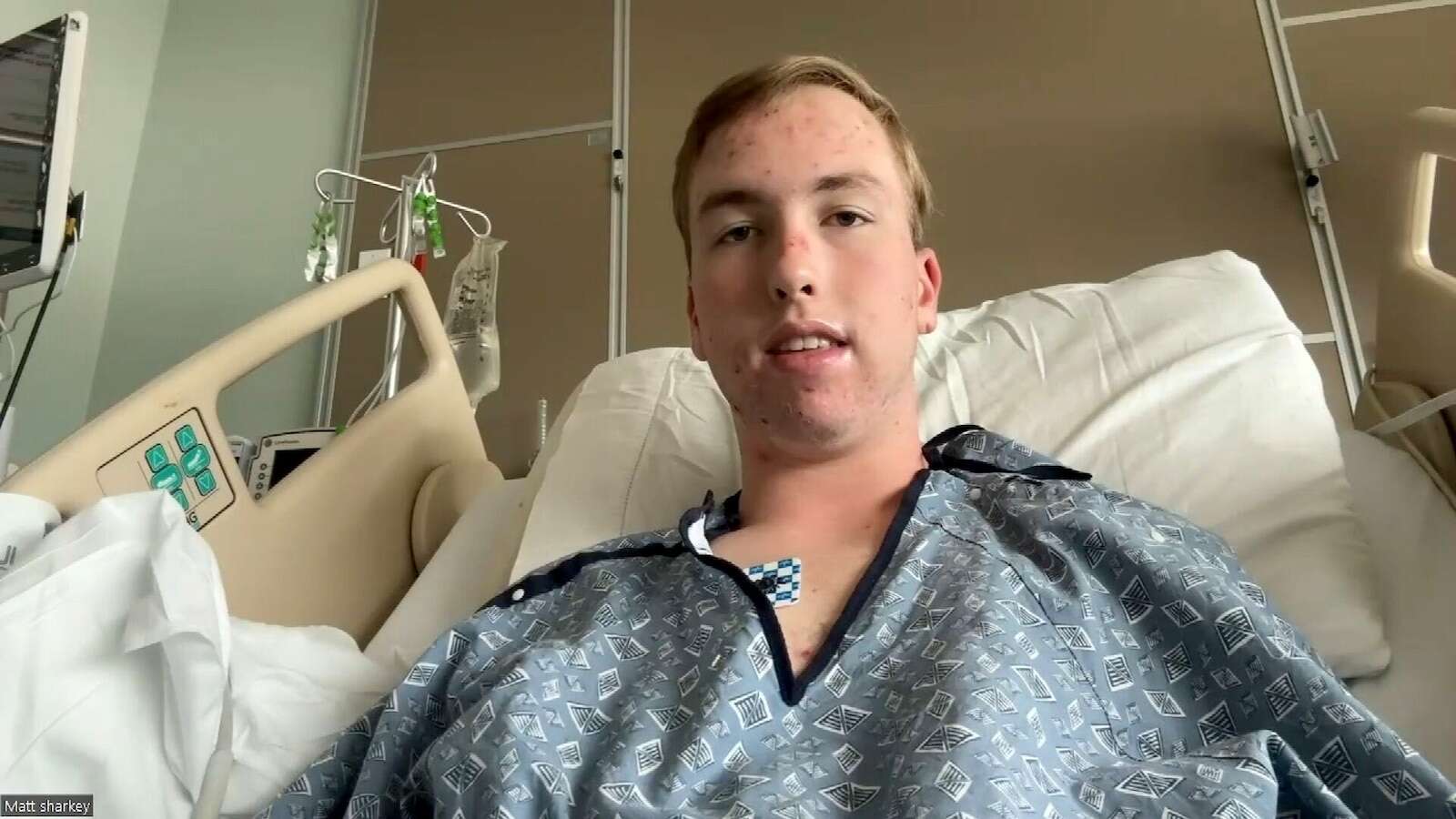 Teen speaks out from hospital bed after surviving lightning strike