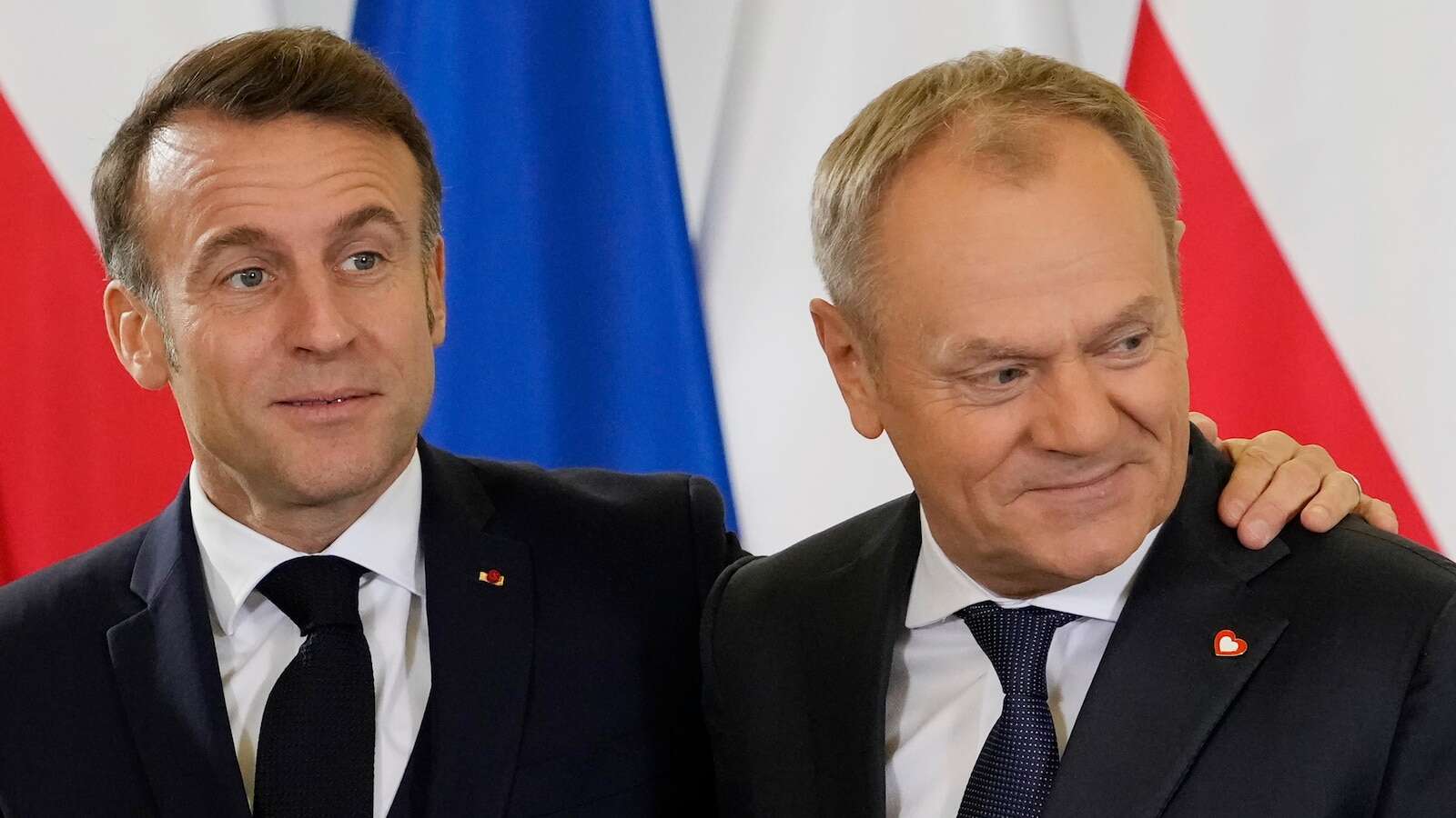 France's Macron and Poland's Tusk insist Ukraine must be at the heart of any potential peace talks