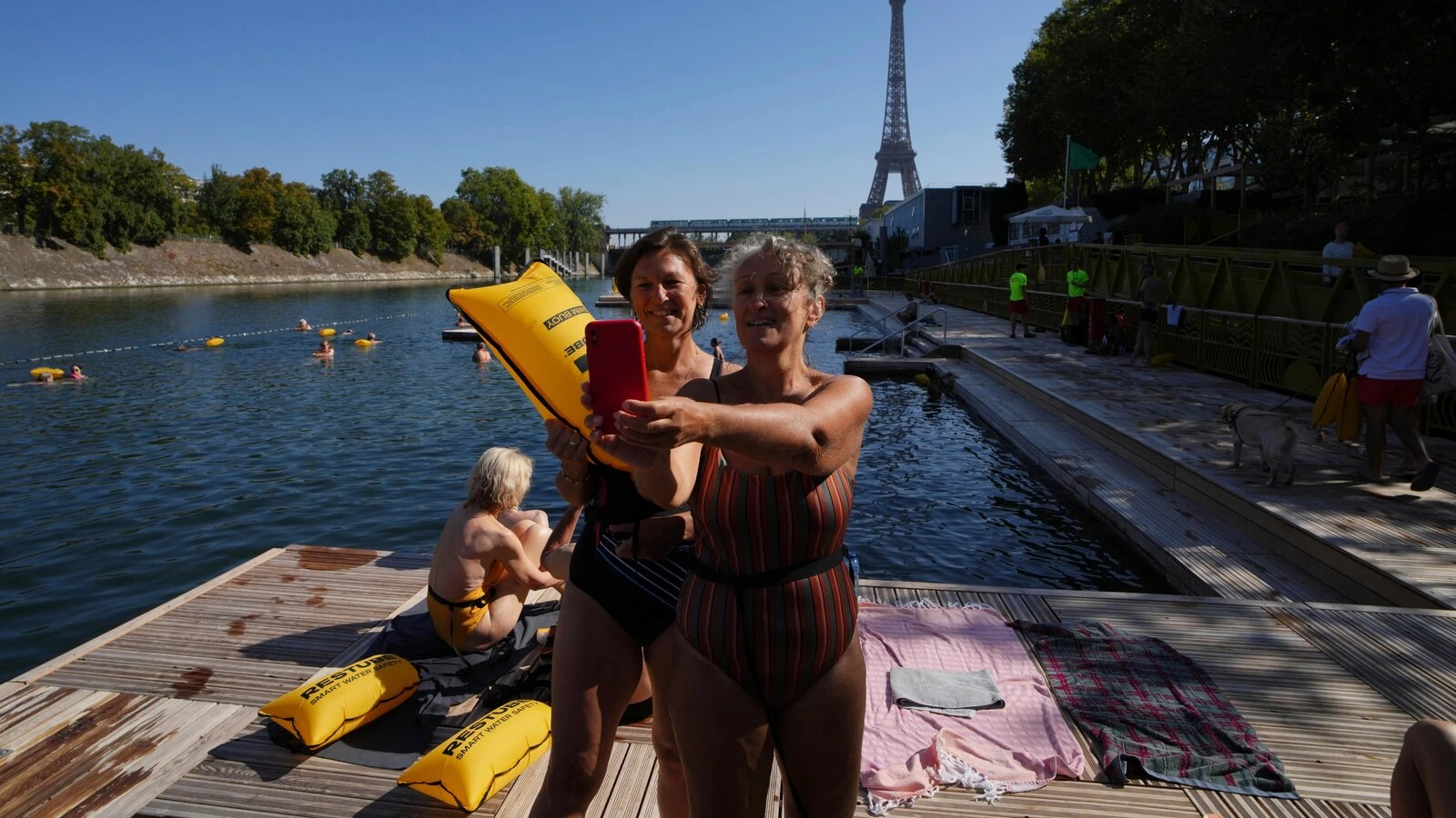 The Seine in Paris is open for swimming. Residents embrace it as temperatures soarSwimming in the Seine is an increasingly popular tourist attraction in the French capital, and a must-do for Parisians themselvesAugust 12, 2025