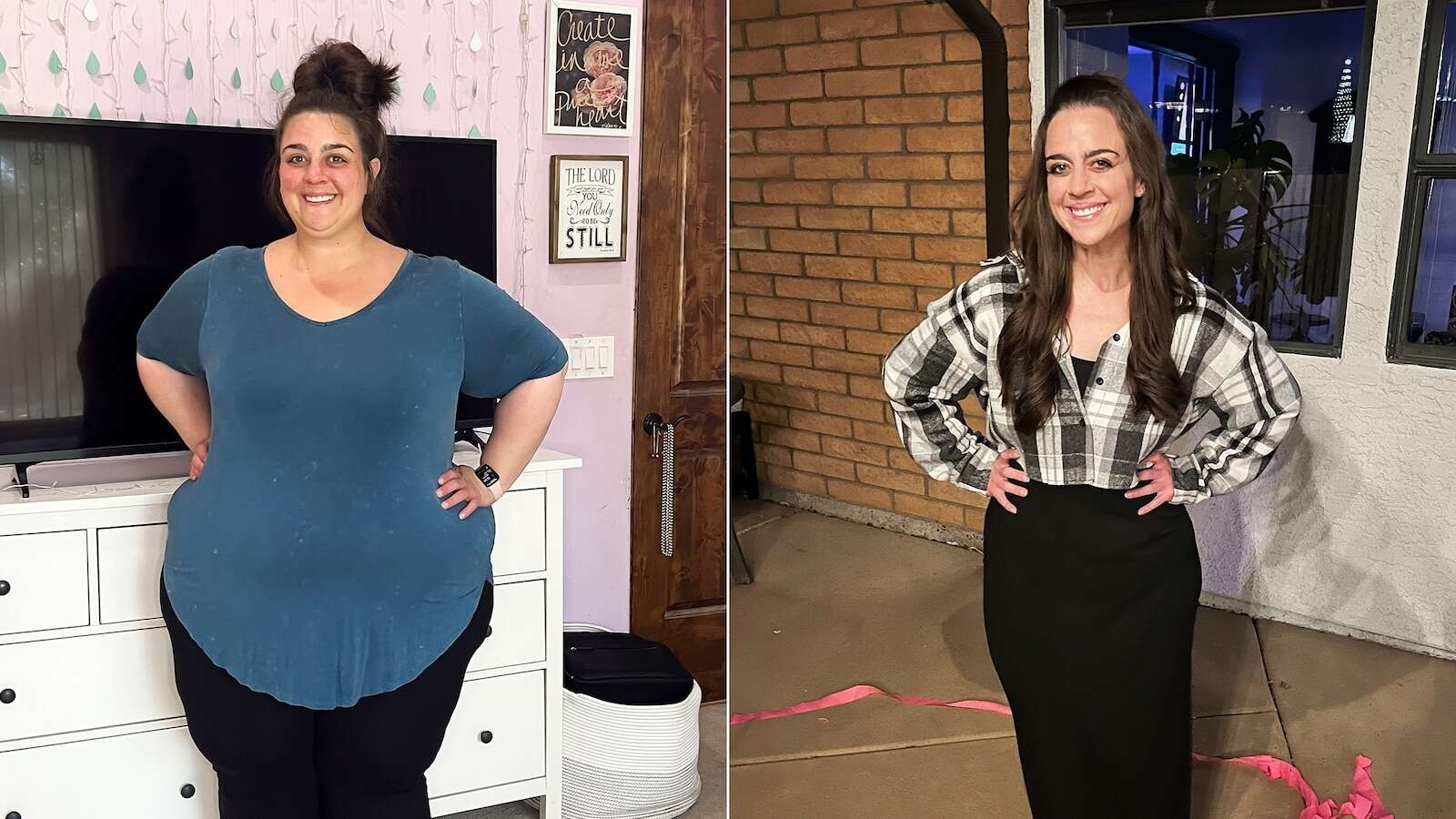 Woman says focusing on 'gaining life' helped her lose over 200 poundsLeah Hope said she kept her focus on being able to live a 