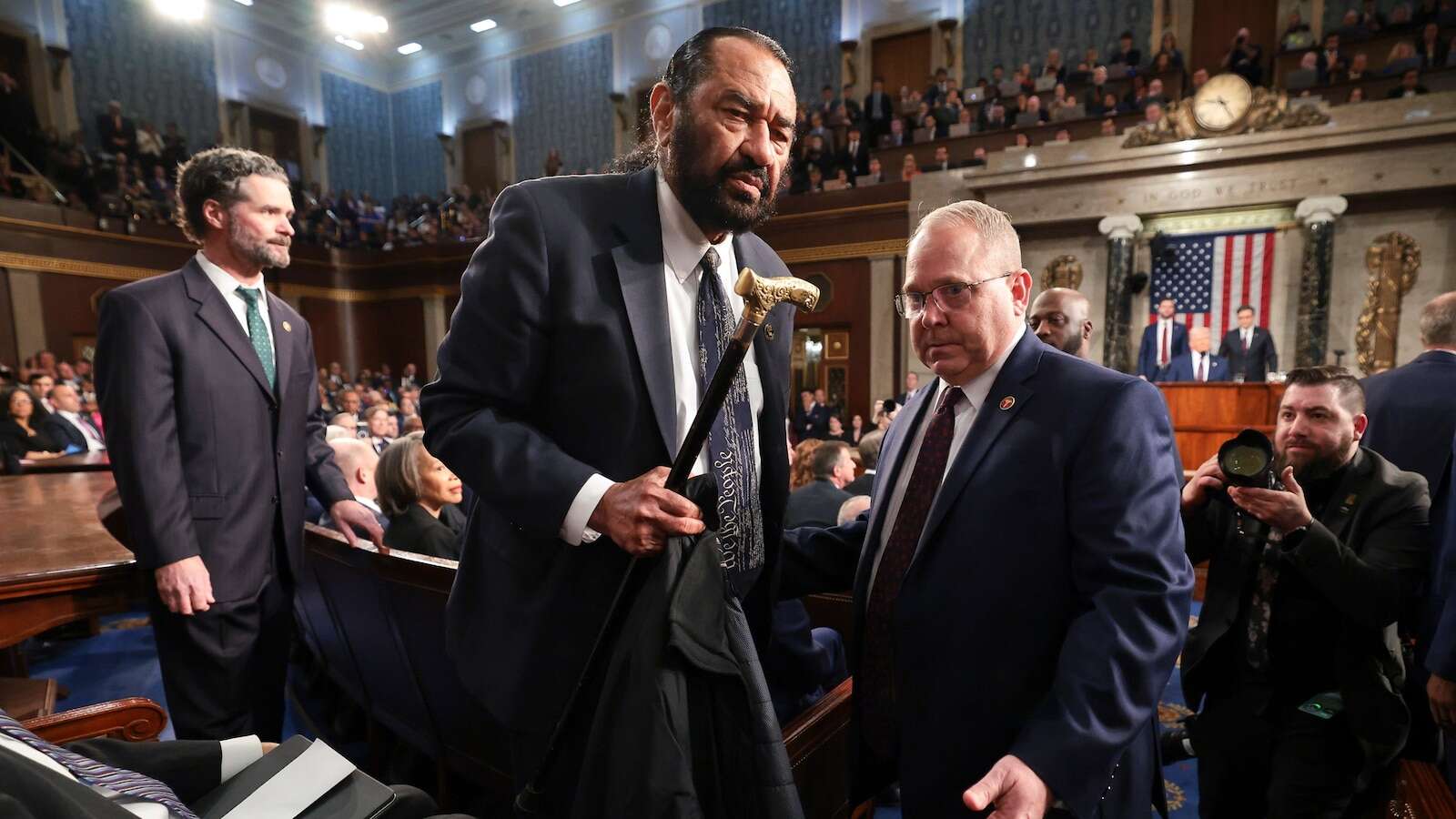 House censures Democrat Al Green over his outburst at Trump's speech