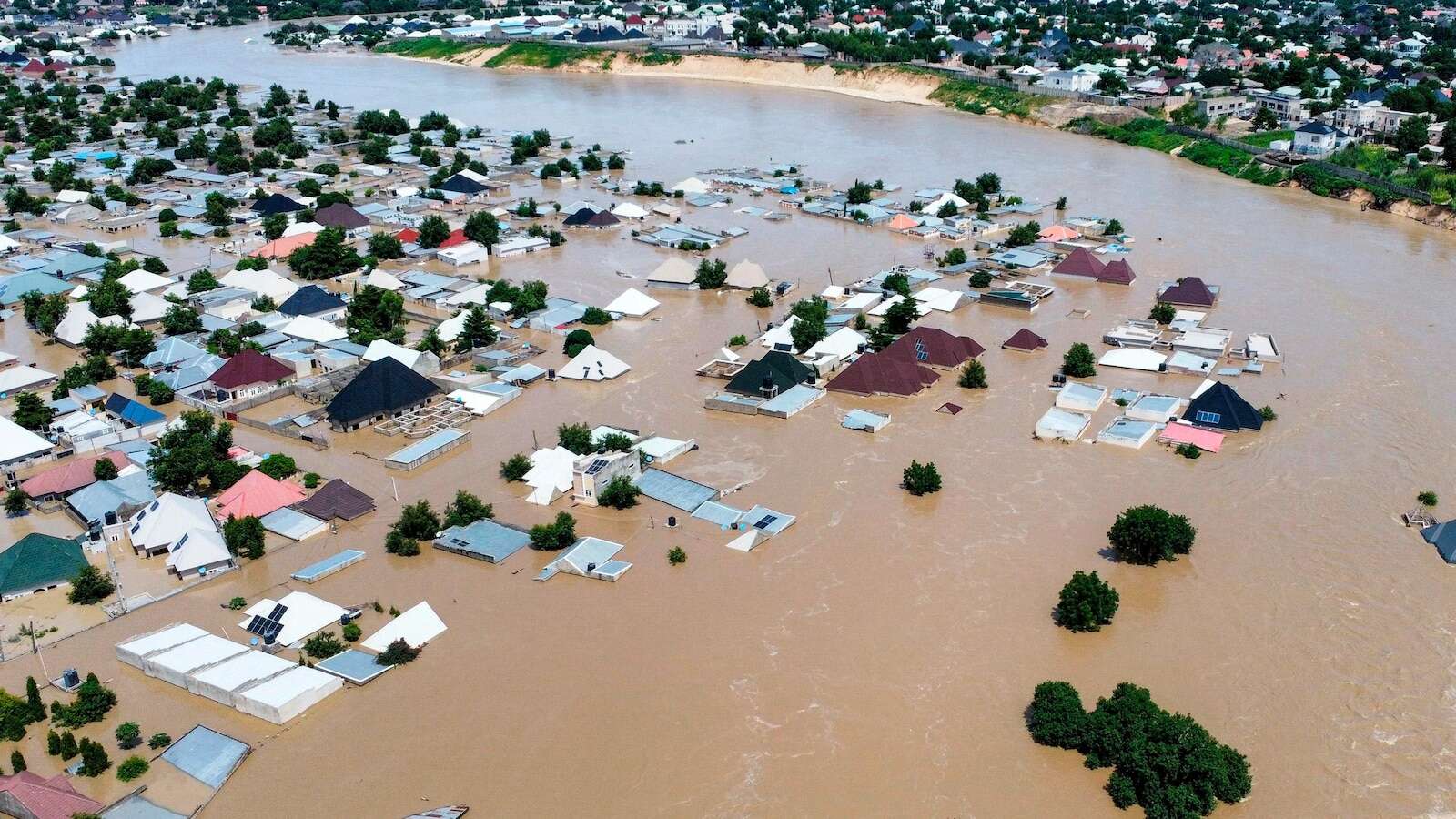 'Water is flooding everywhere' as torrential rains sweep through West and Central Africa