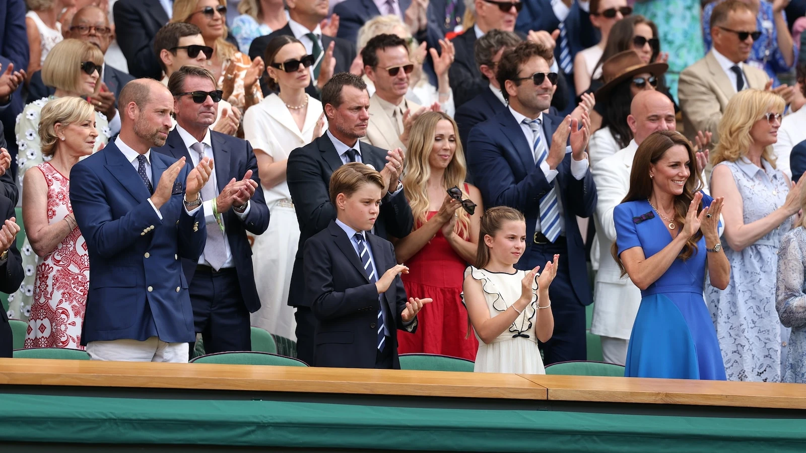 Julian Finney/Getty ImagesPrince George, Princess Charlotte join Prince William and Princess Kate at WimbledonThe royal family attended the final day of the tennis tournament together.12 minutes ago