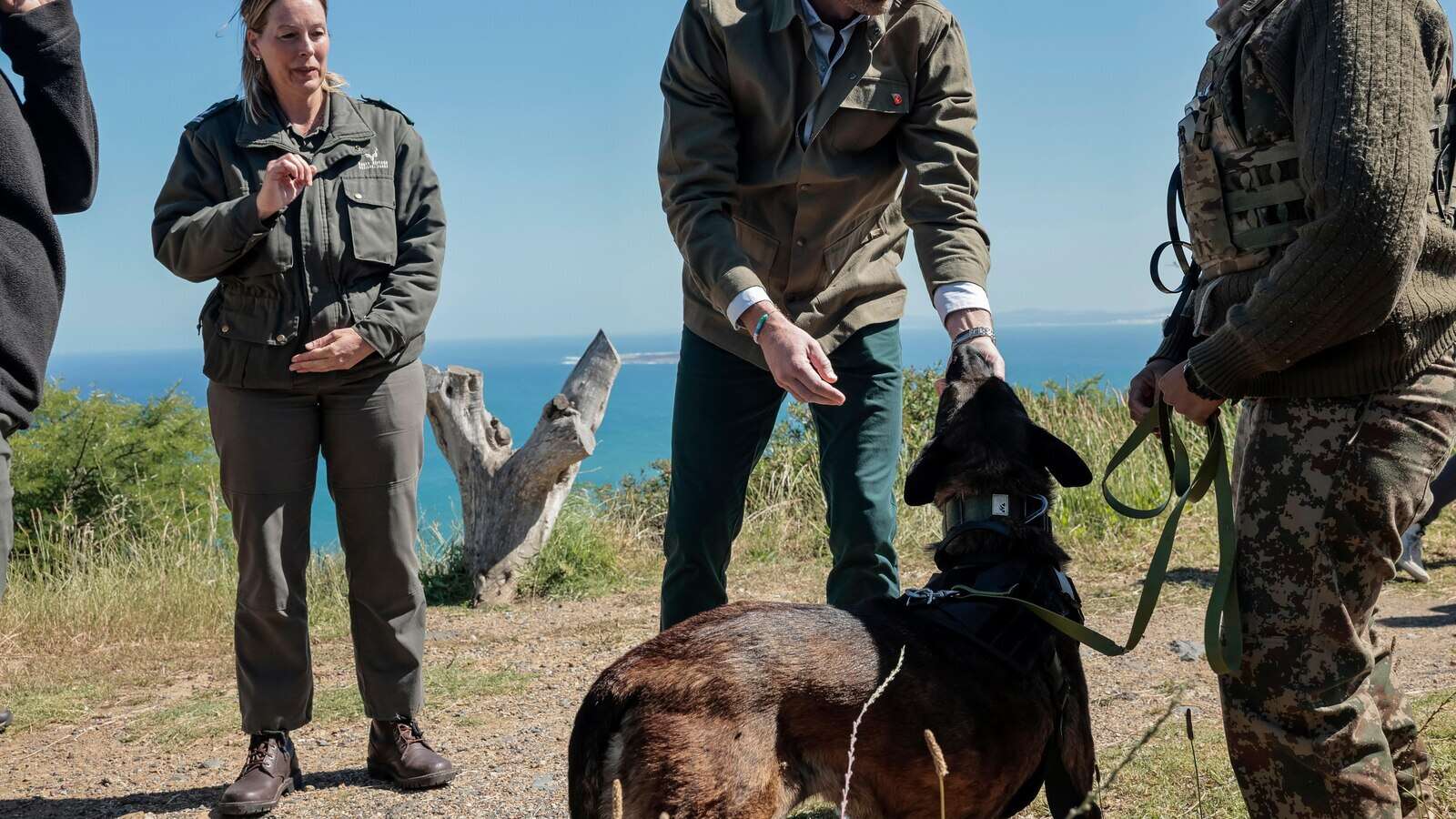 Prince William takes early-morning nature walk near South Africa's Table Mountain