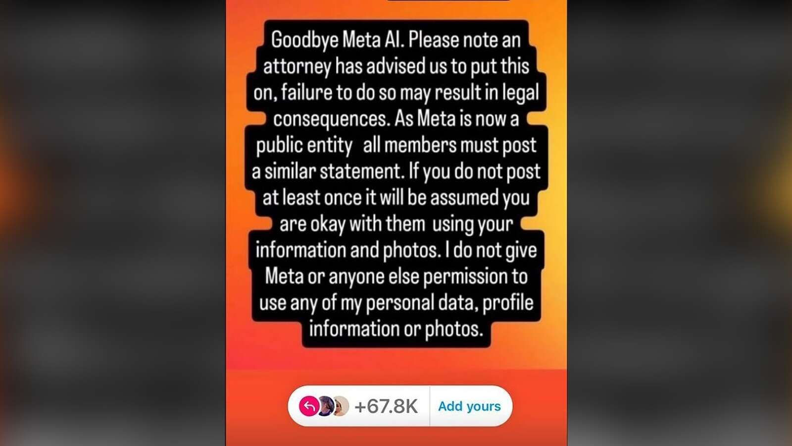 What to know about the viral hoax 'Goodbye Meta AI' posts Instagram users are sharing copy-and-paste text in their stories related to AI.9/26/2024 04:20:11 EDT