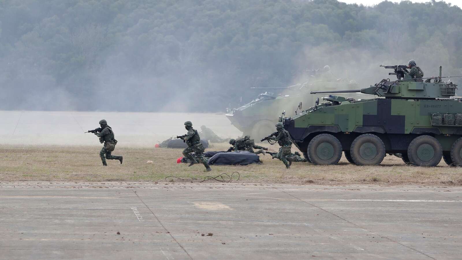 Taiwan holds military drills as concerns rise over possible defense budget cut