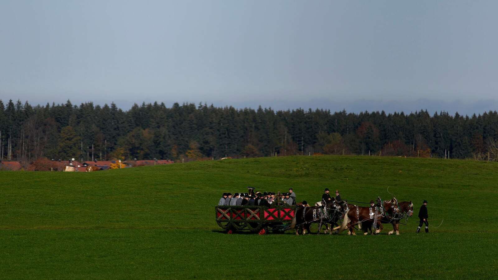 Bavarian tradition honors St. Leonhard, patron saint of farmers, horses and livestock