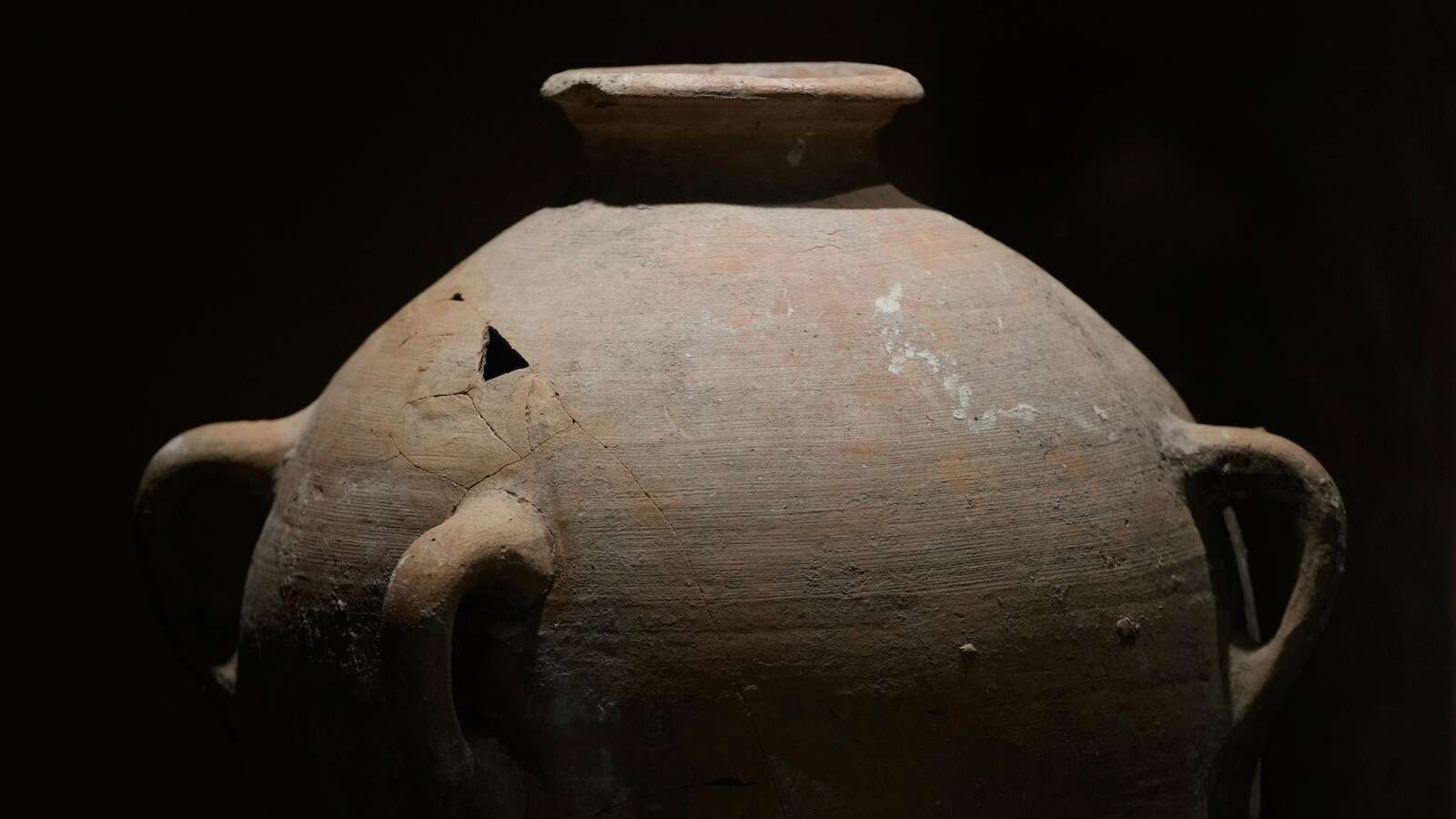 The ancient jar smashed by a 4-year-old has been fixed. It's back on display at an Israeli museum