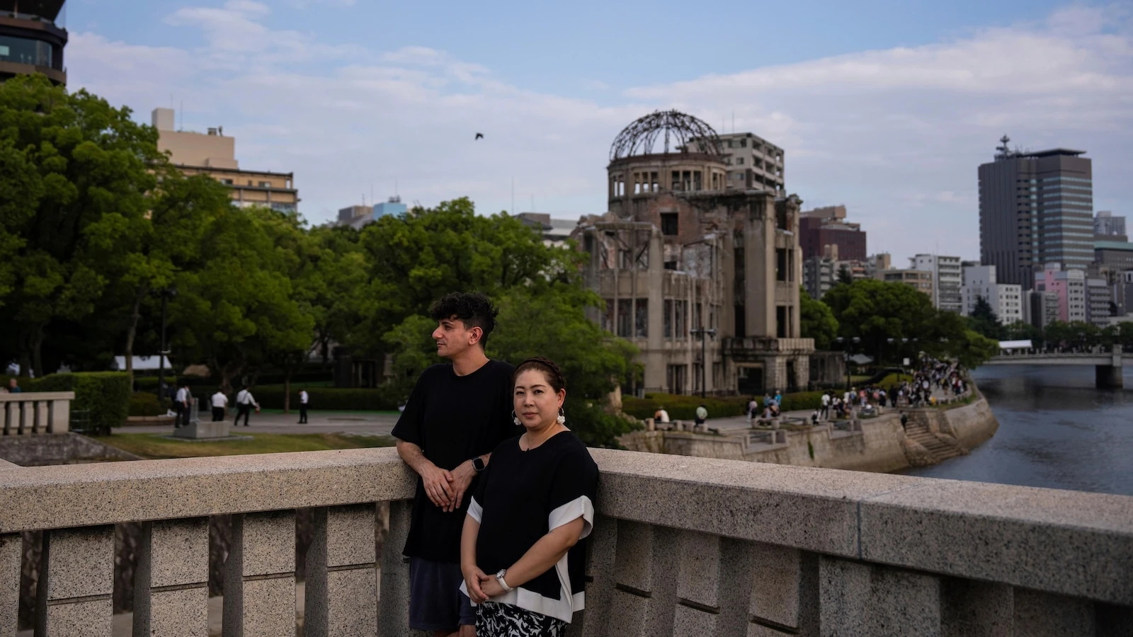 Grandkids of men who experienced Japan A-bomb attacks work for peace 80 years later
